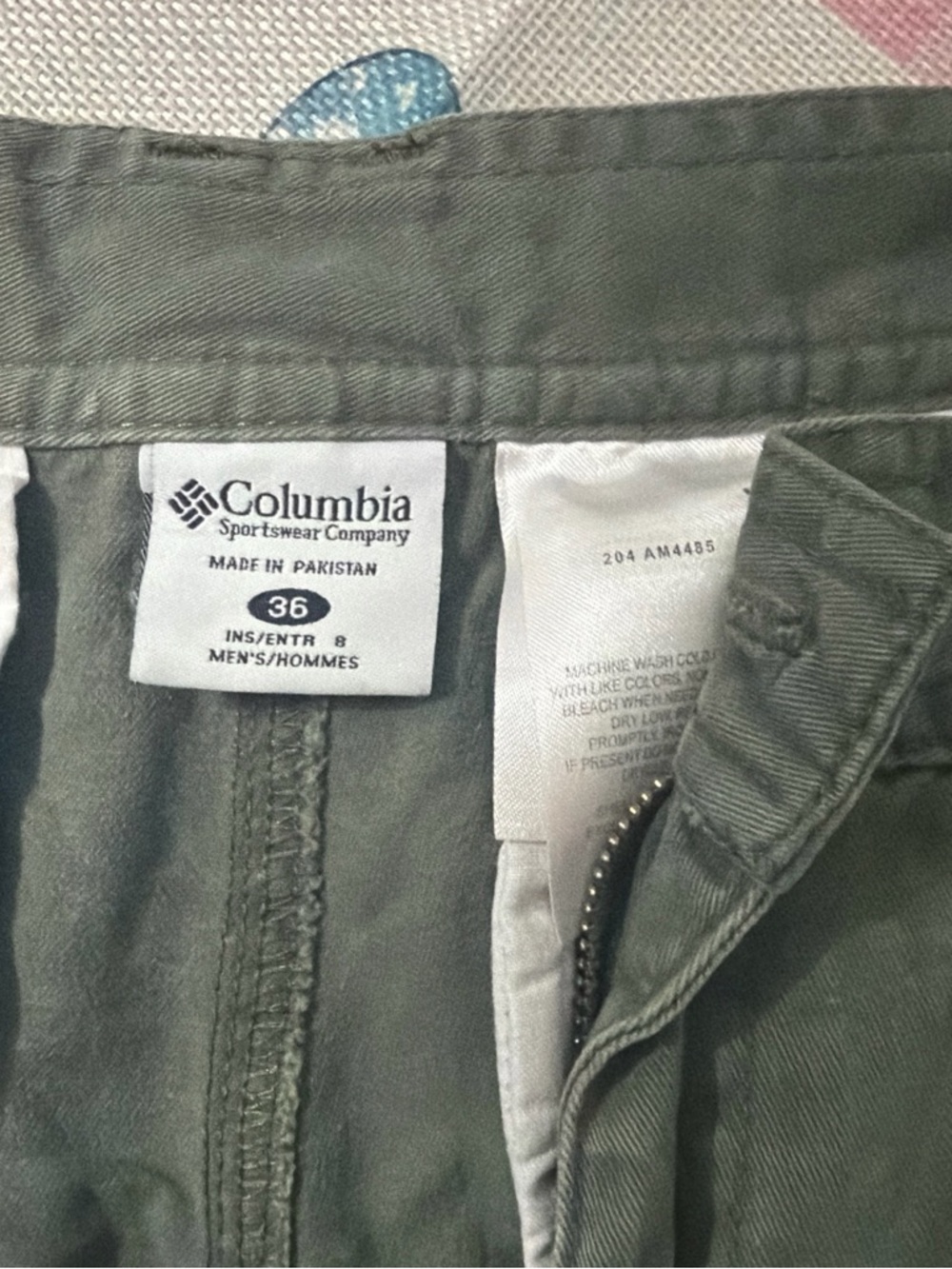 Columbia Olive Green Men's Casual Pants